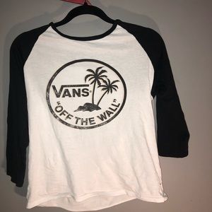 Vans long sleeve palm tree baseball tee (Rare?)